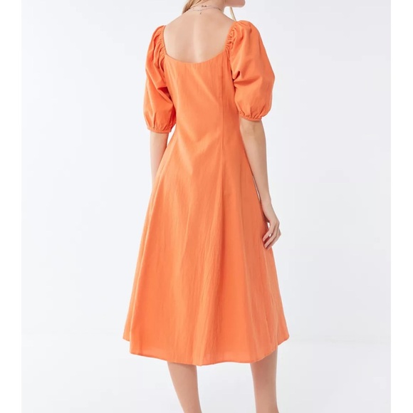 Urban Outfitters Orange Button-Down Dress - Picture 9 of 9